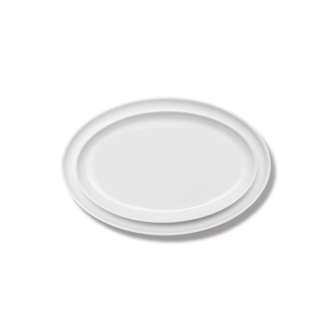 Assiette ovale PASSE-PARTOUT set de 4 pièces