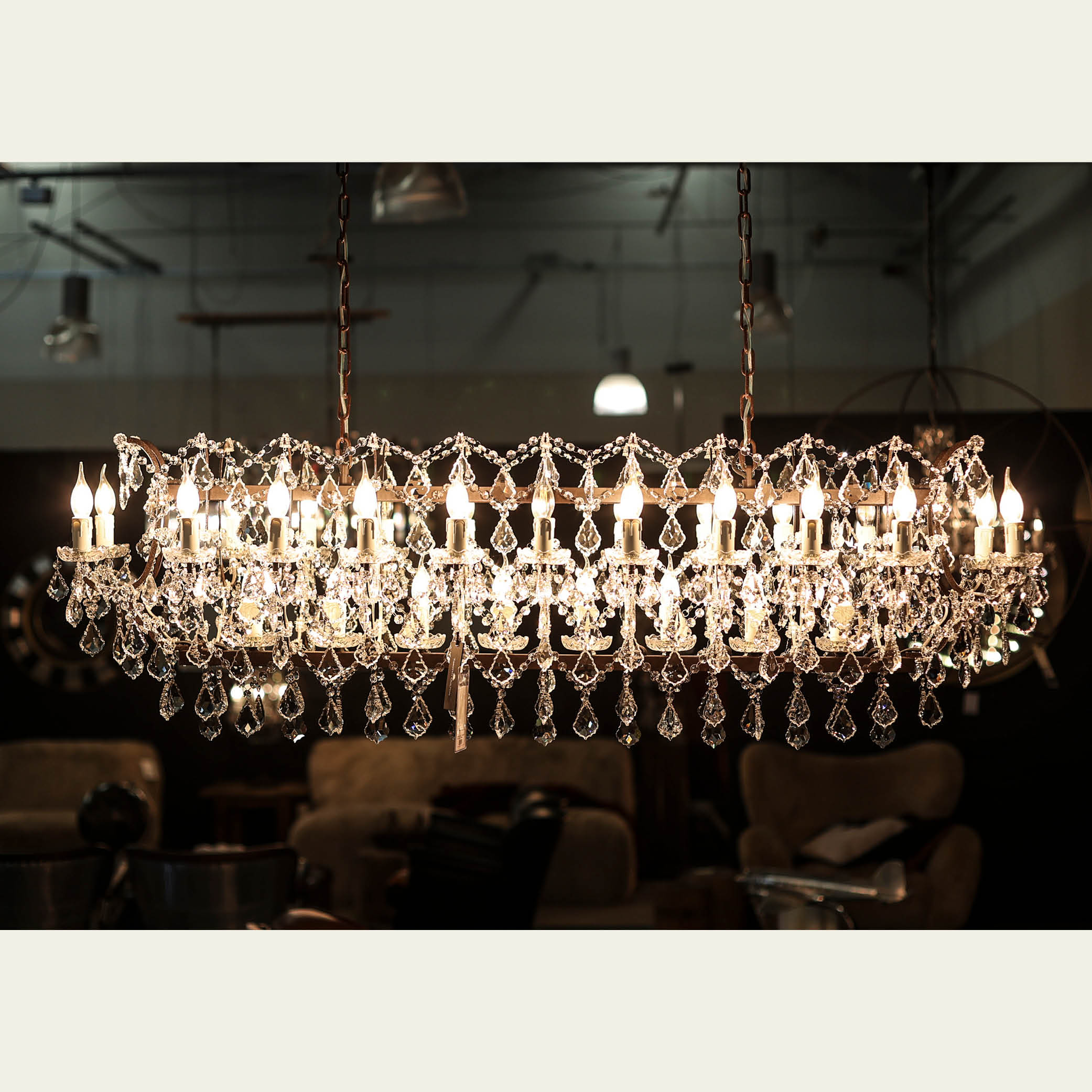 EXPO Timothy Oulton CRYSTAL chandelier
