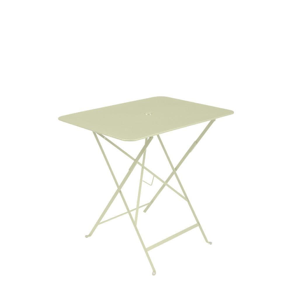 Table pliante Bistro / 97 x 57 cm - 4 personnes - Trou parasol