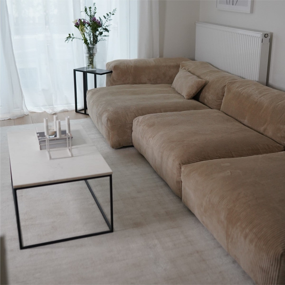 Modulares Sofa Element Leder - 105x63