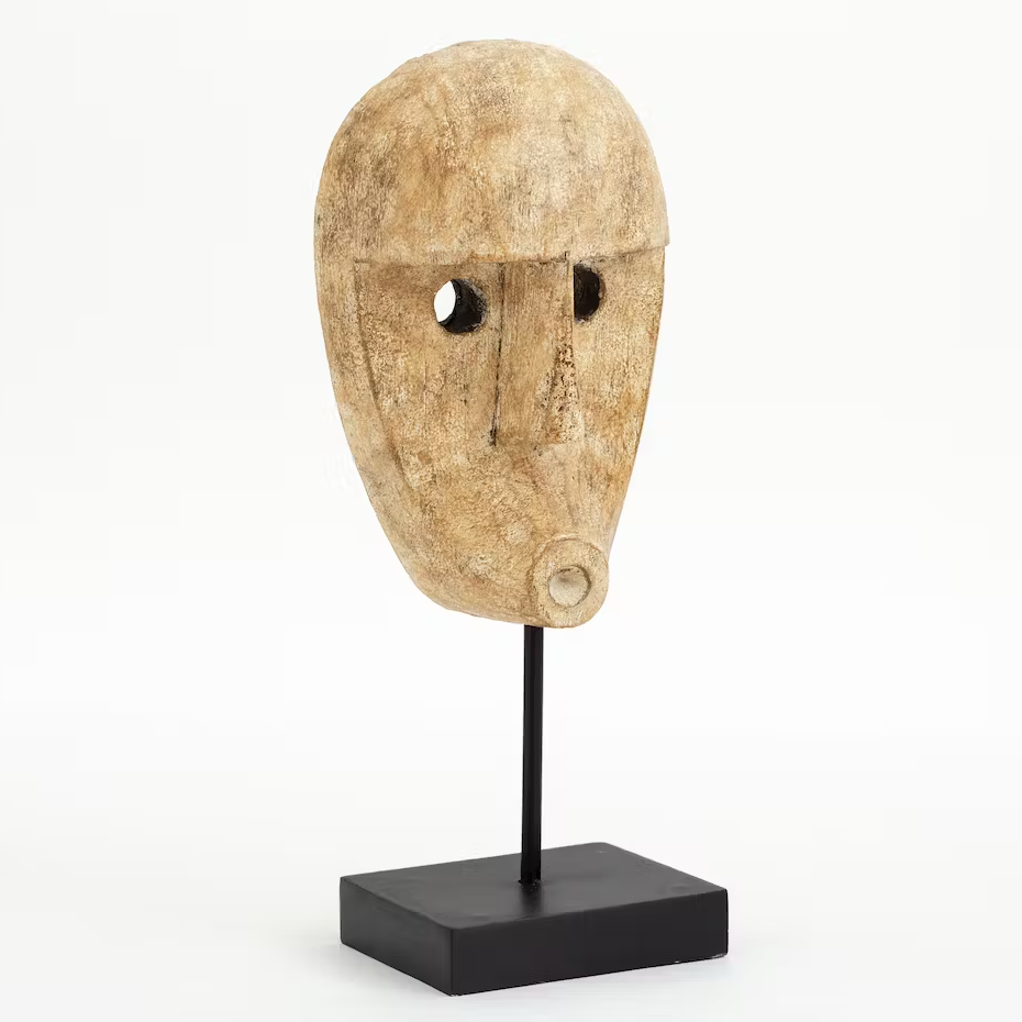 Wooden sculpture mask LILLI