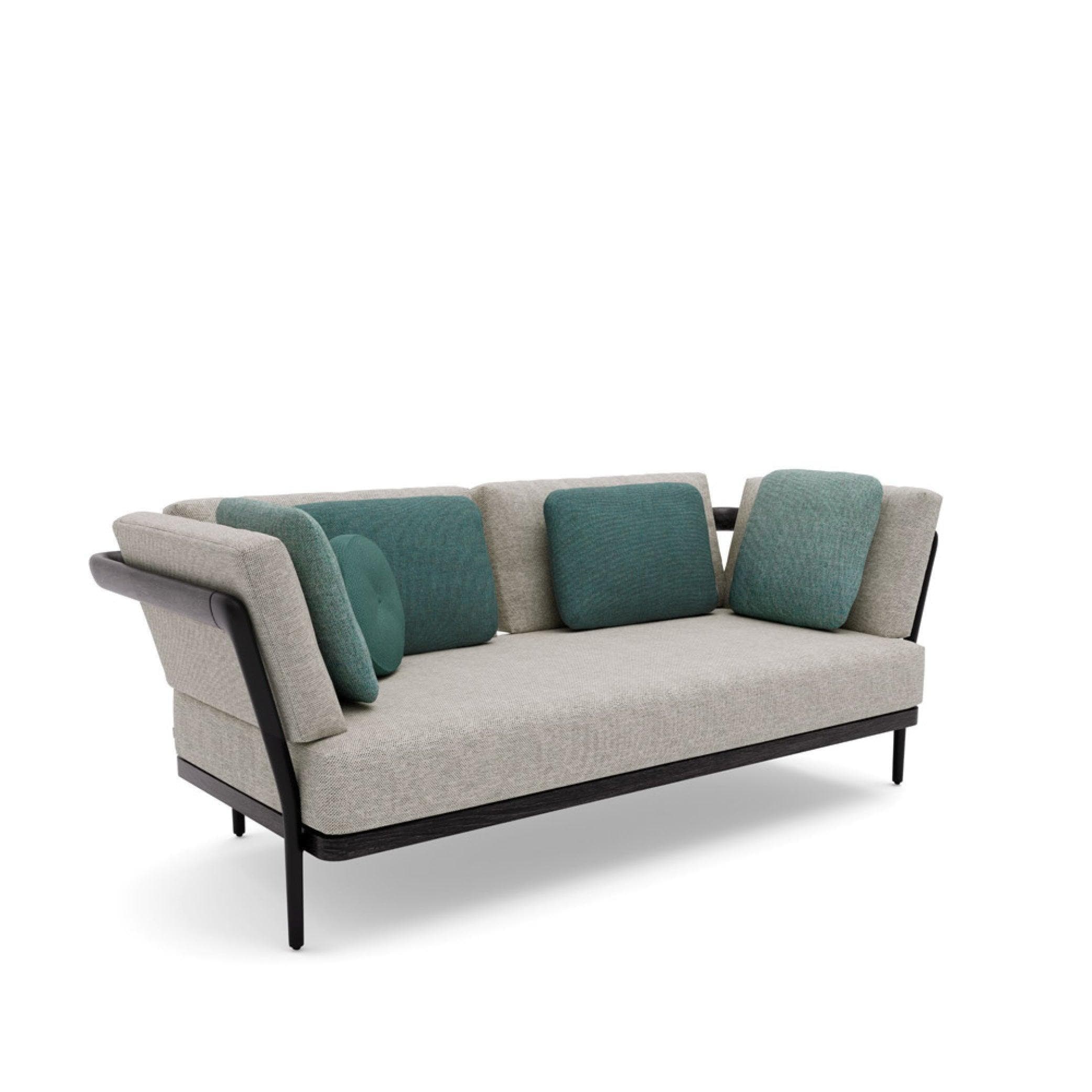 Manutti FLEX 2-Sitzer Sofa - Black/Teak Nero - Original Homestories