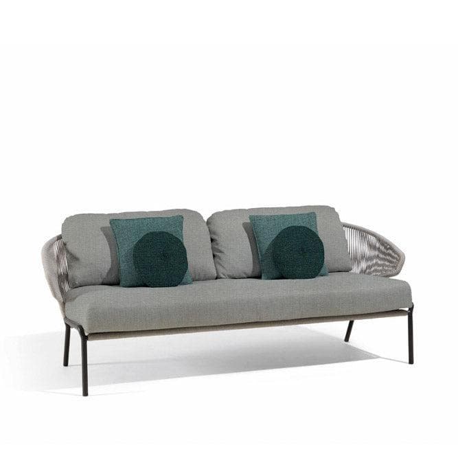 Manutti RADOC 2,5-Sitzer Sofa - Lava/Silver _ Manutti _SKU FUR0000184 SF10 1R02 + CST0002415-08 (Ohne Dekokissen)
