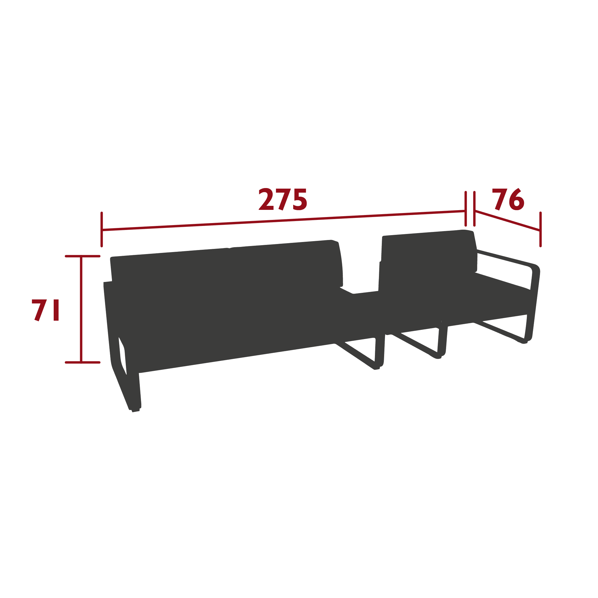 Modulares Sofa BELLEVIE - 1B - Original Homestories