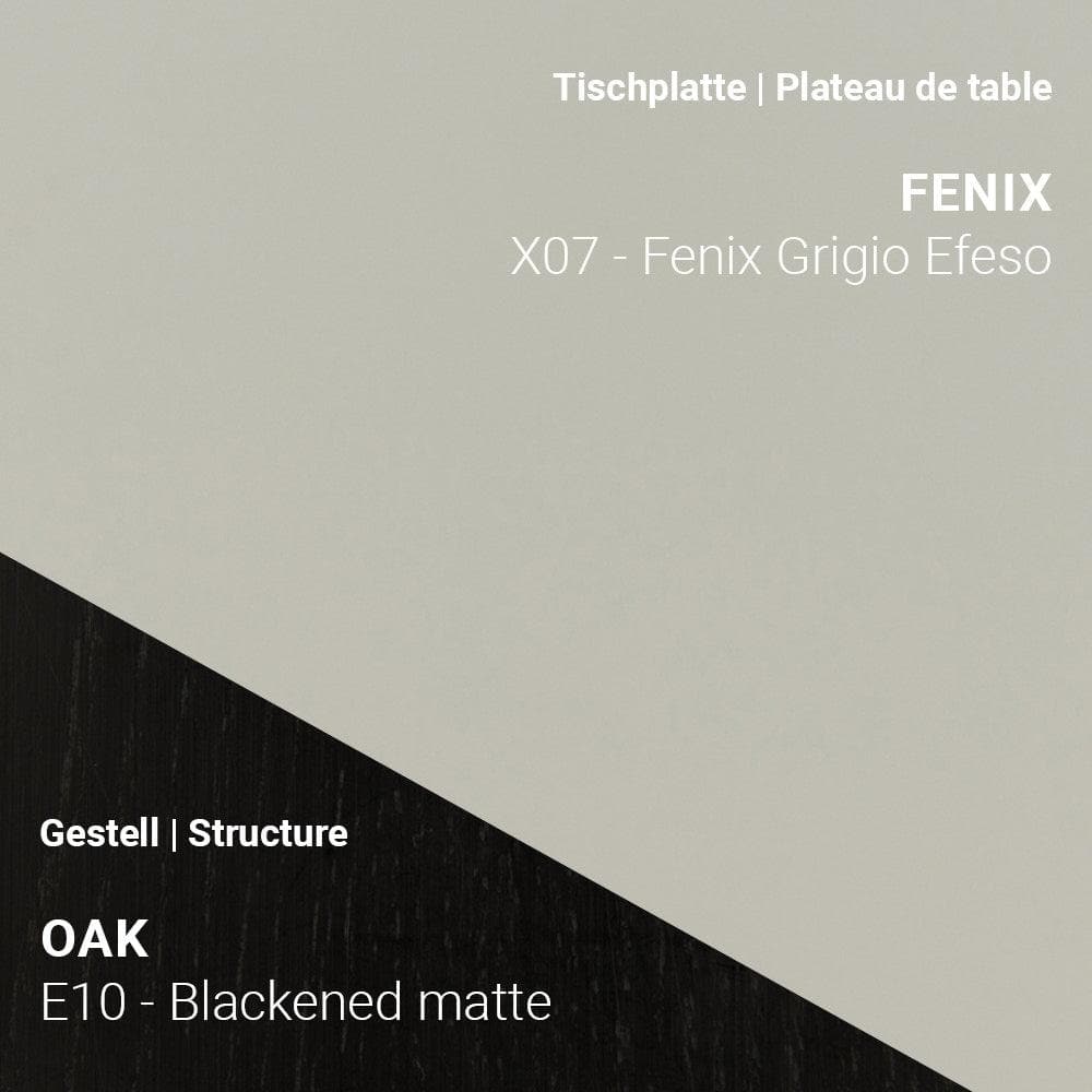 Esstisch TRAVA T2200 - Fenix & Eiche _ Mobitec _SKU T2200-E10-X07-160/160