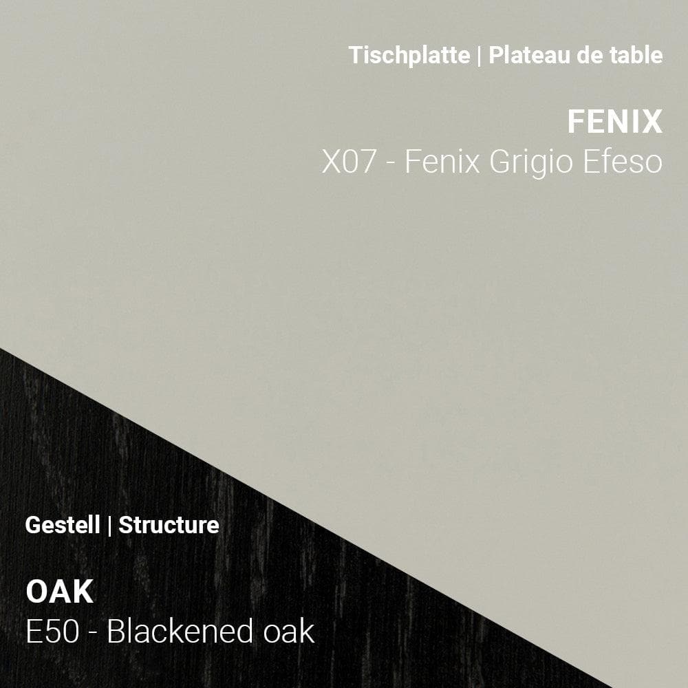 Esstisch TRAVA T2200 - Fenix & Eiche _ Mobitec _SKU T2200-E50-X07-160/160