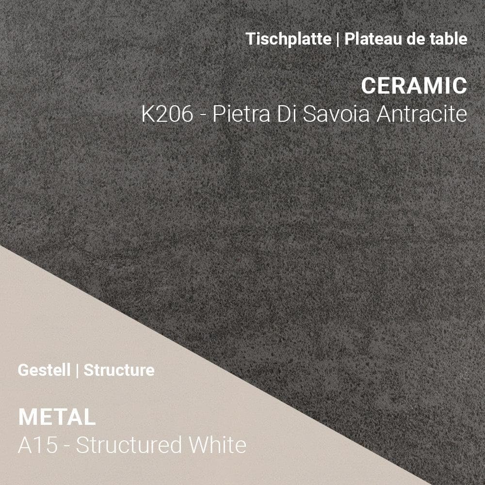 Esstisch TERRA T0100 - Keramik _ Mobitec _SKU T0100-K206/A15_90x180