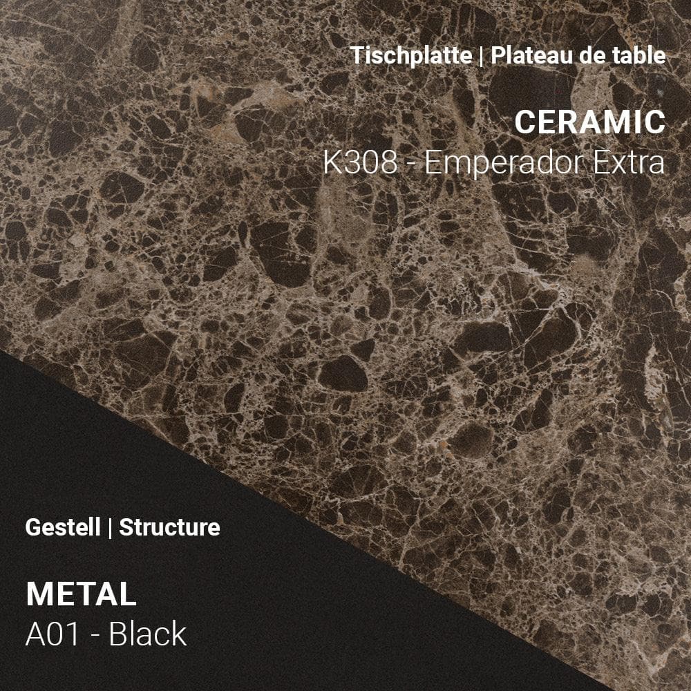 Esstisch TERRA T0100 - Keramik _ Mobitec _SKU T0100-K308/A01_90x180