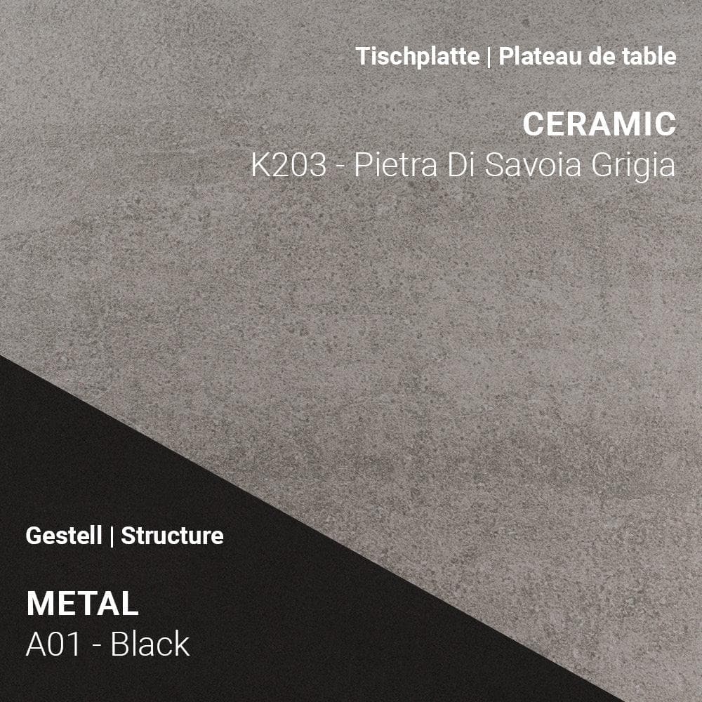 Ausziehtisch TERRA T0401 - Keramik _ Mobitec _SKU T0401-K203/A01_90x160/260