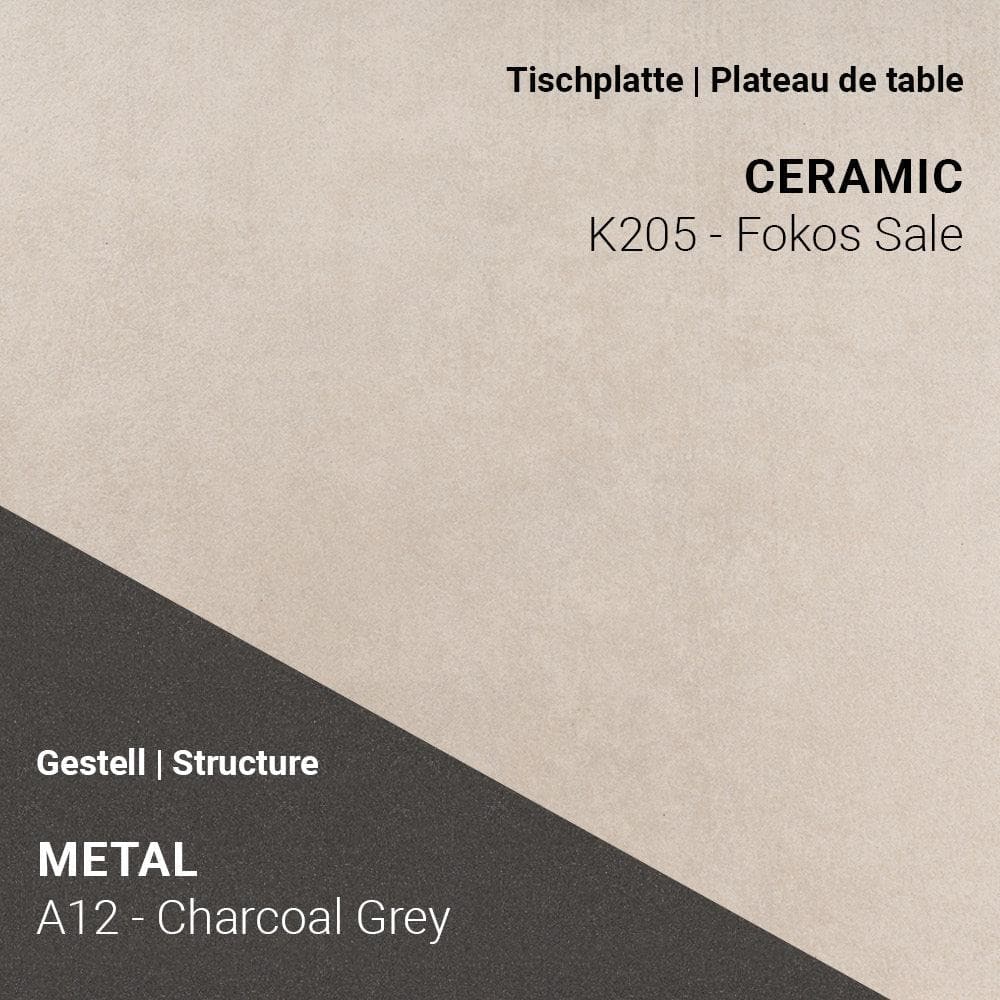 Ausziehtisch TERRA T0201 - Keramik _ Mobitec _SKU T0201-K205/A12_90x160/260