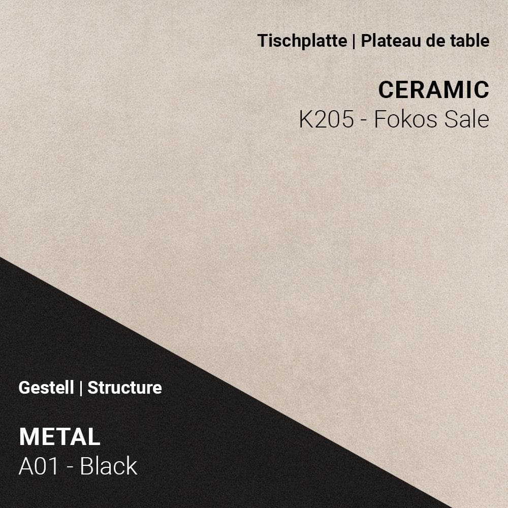 Ausziehtisch TERRA T0401 - Keramik _ Mobitec _SKU T0401-K205/A01_90x160/260