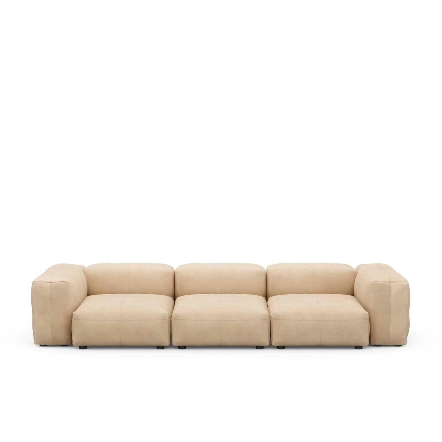 Modulares Sofa S Leder - 3-Sitzer - Original Homestories