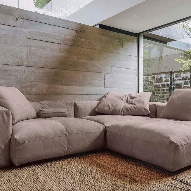 Modulares Sofa Seitenteil Leder - 105x31 - Original Homestories