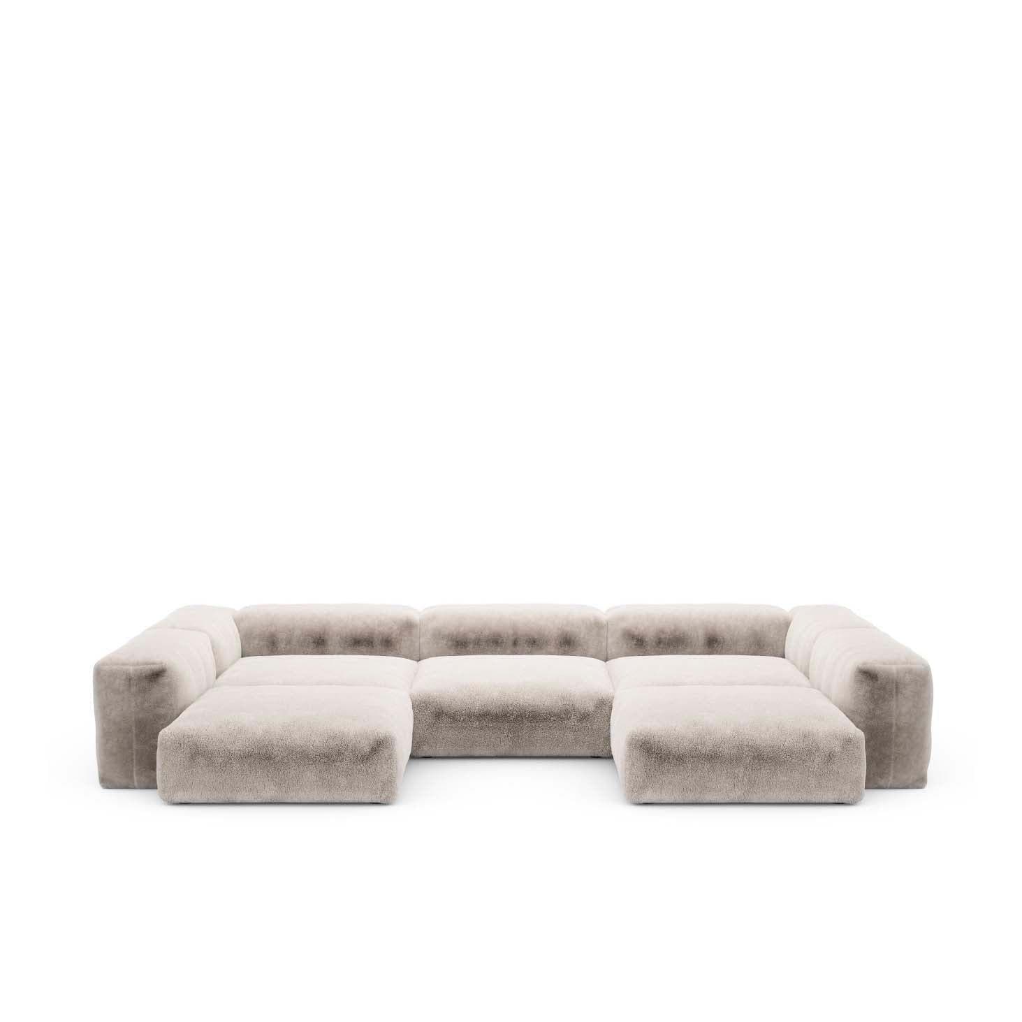 Modulares Sofa U-förmig Faux Fur - L - Original Homestories
