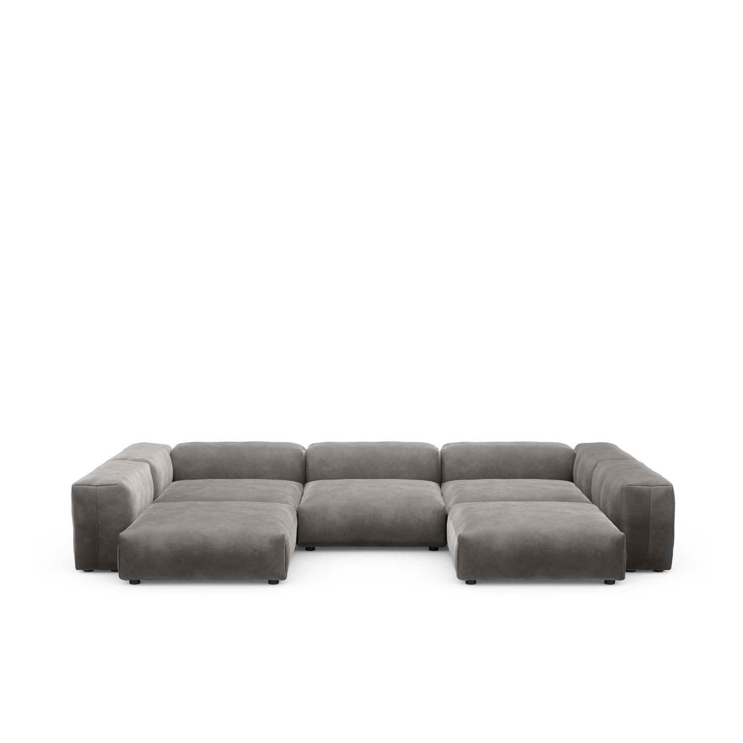 Modulares Sofa U-förmig Velvet - L - Original Homestories