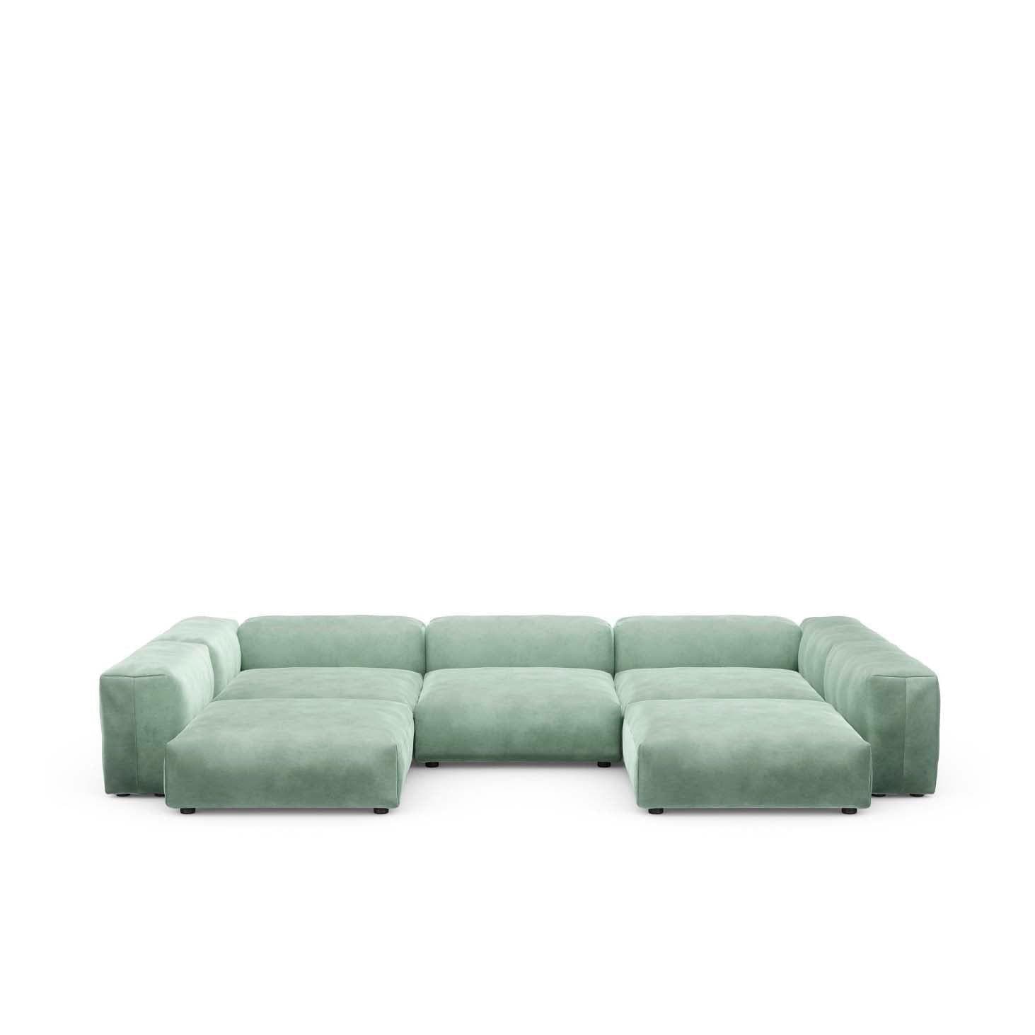 Modulares Sofa U-förmig Velvet - L - Original Homestories