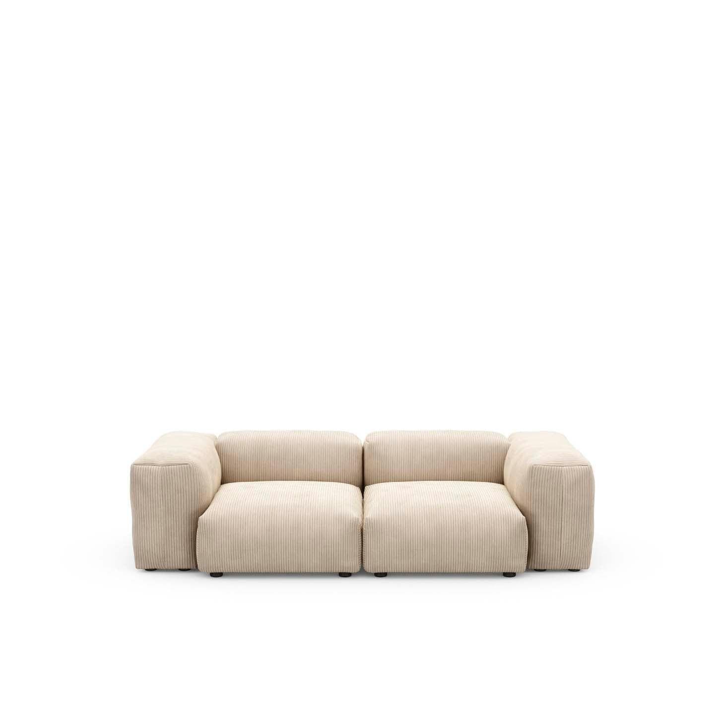 Modulares Sofa S Cord Velours - 2-Sitzer - Original Homestories