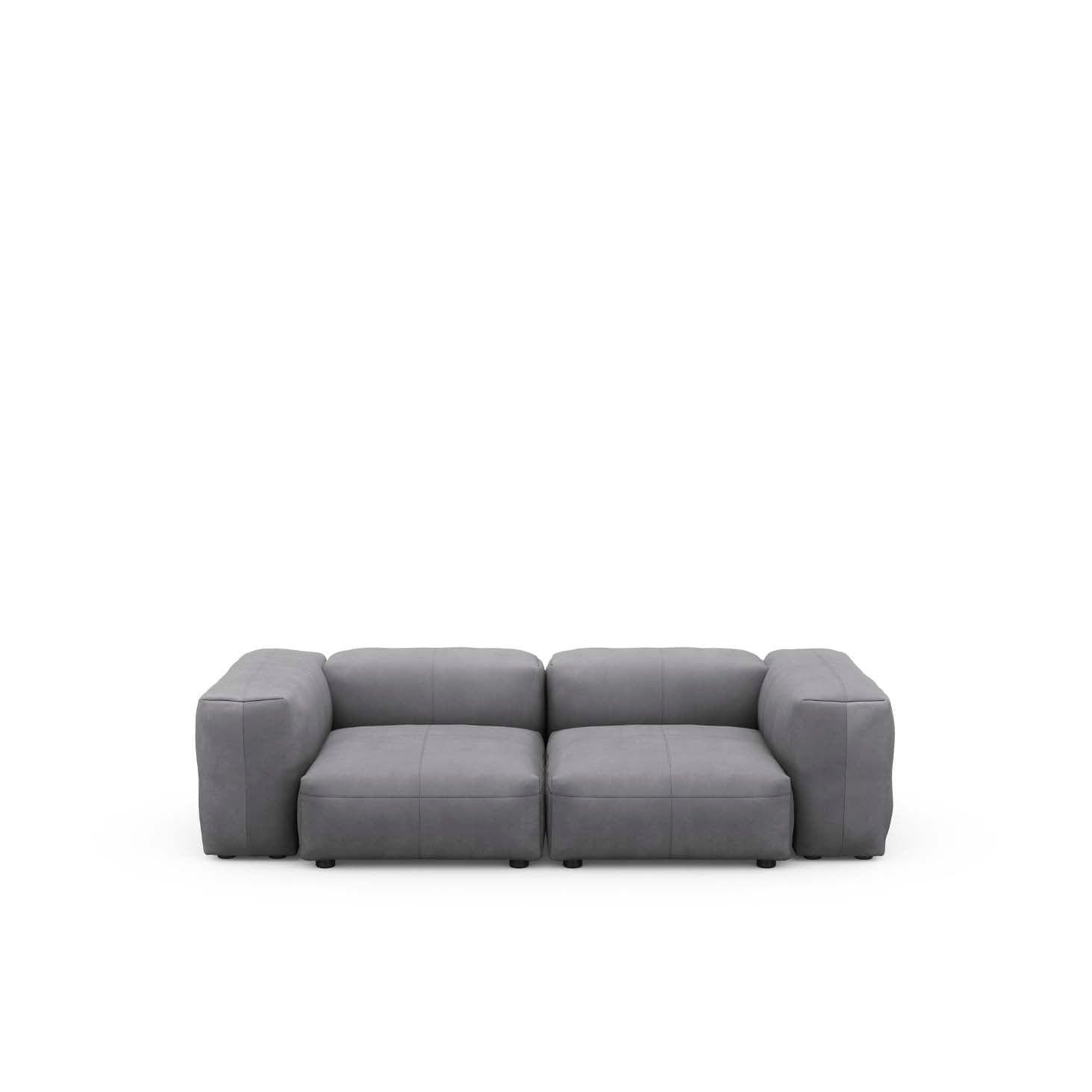 Modulares Sofa S Leder - 2-Sitzer - Original Homestories
