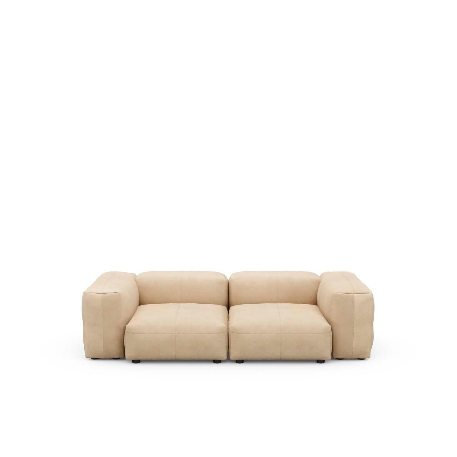Modulares Sofa S Leder - 2-Sitzer - Original Homestories
